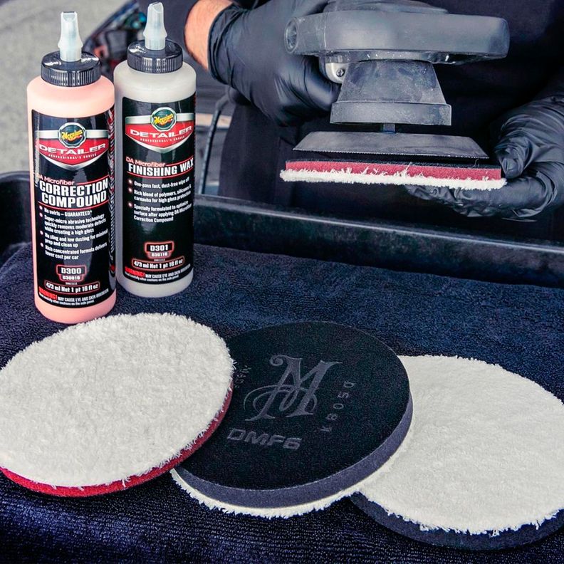 Bonete De Microfibra 5  Meguiars Da Microfiber Finishing Pad-2