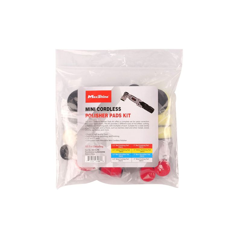 Kit de Bonetes para Mini Pulidora Inalámbrica Maxshine-4