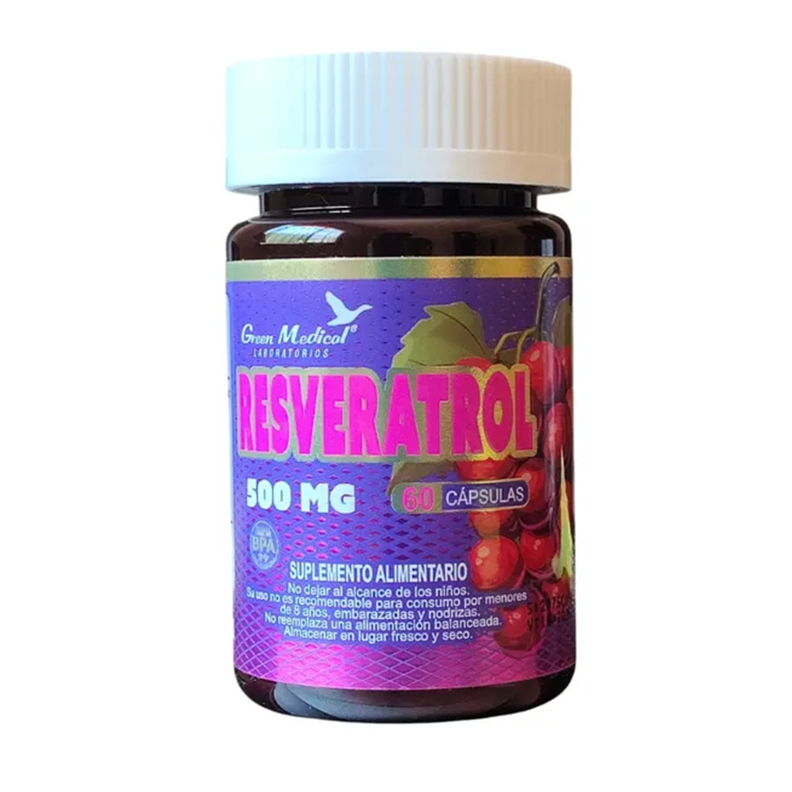 RESVERATROL 500MG X 60 CAPSULAS-0