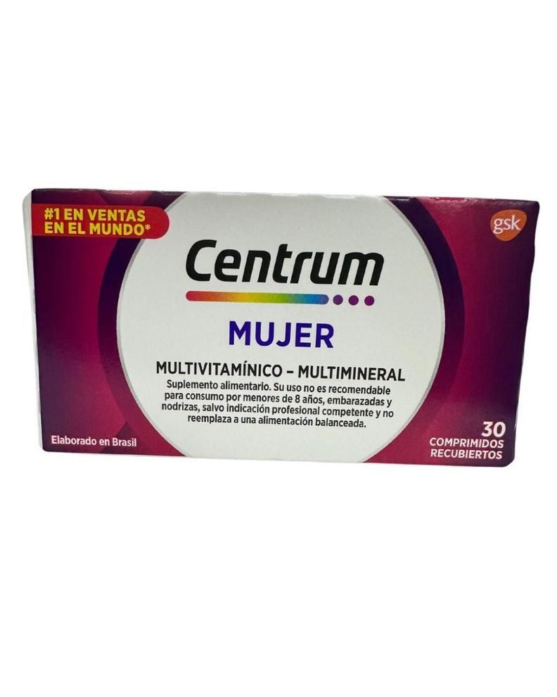 CENTRUM MUJER X 30 COMPRIMIDOS RECUBIERTOS-0