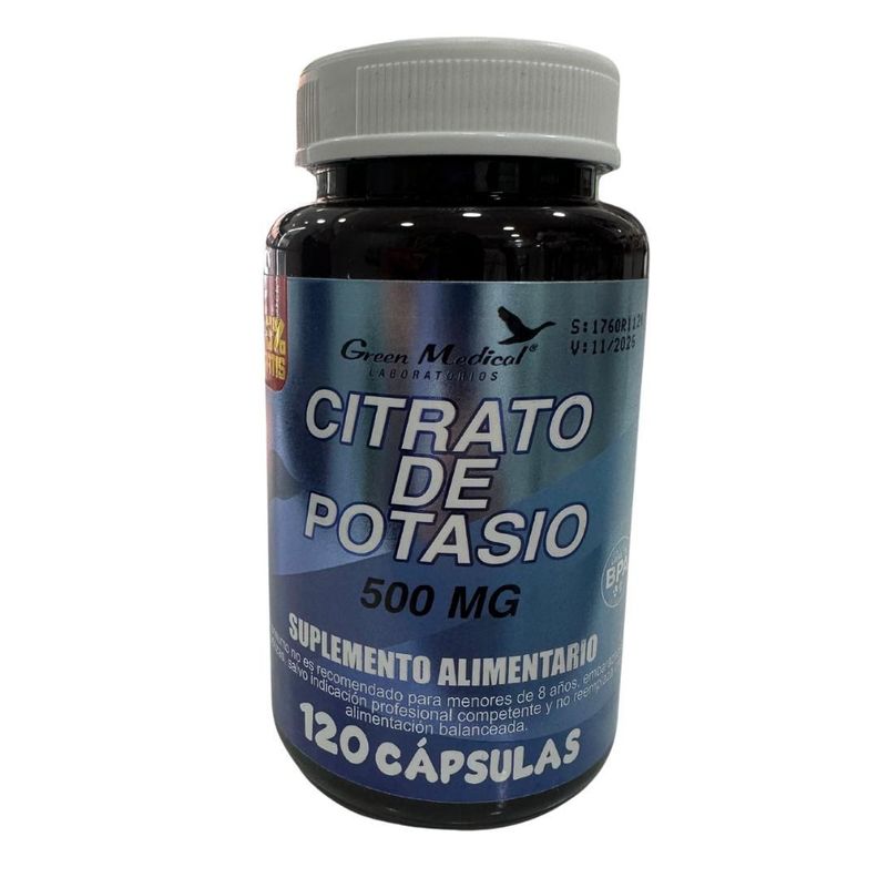 CITRATO DE POTASIO 500MG X 120 CAPSULAS-0
