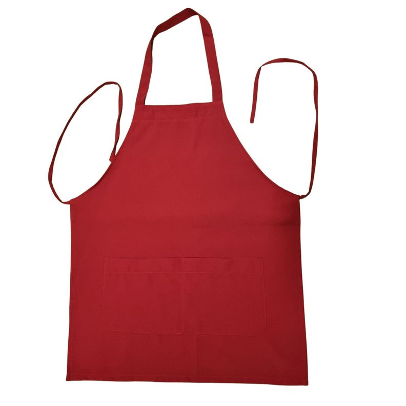 Pechera Delantal Chef Poplin Confeccion Nacional Usos Varios-1