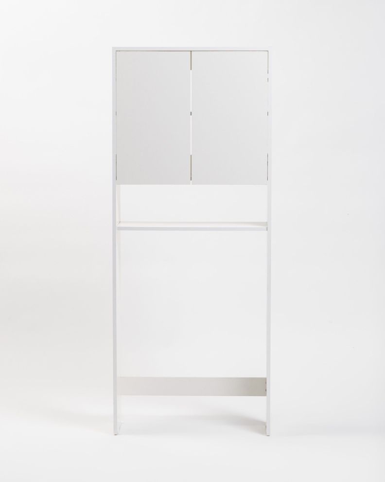Mueble Organizador WC 2 Puertas Blanco-0
