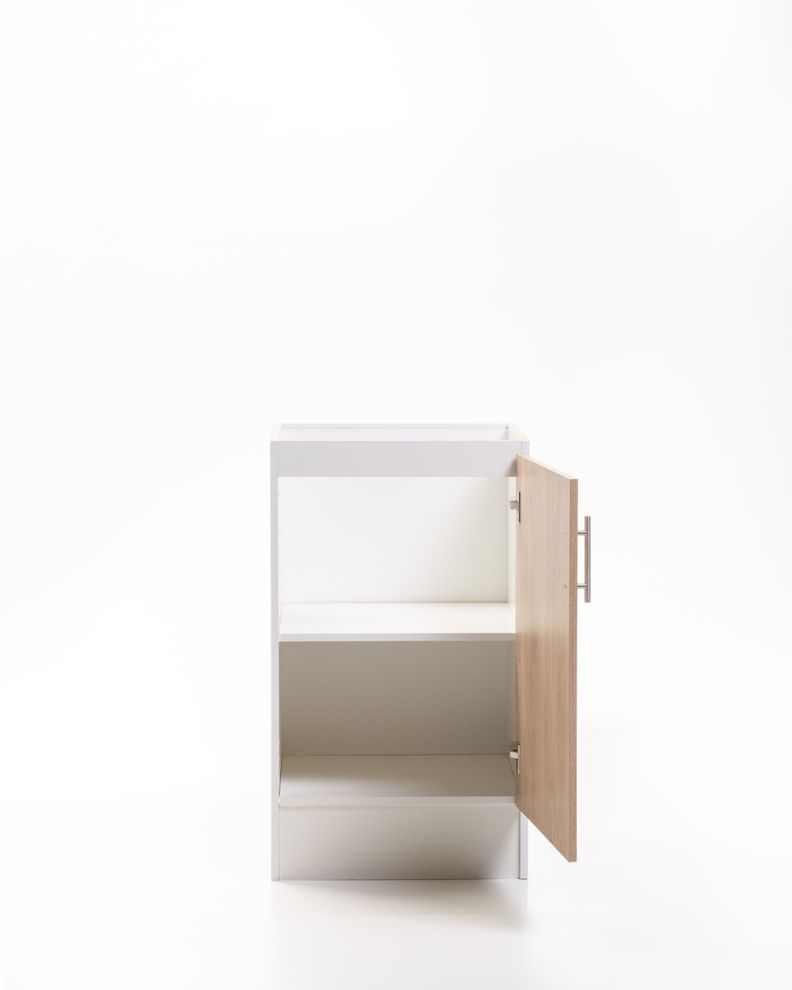 Base Cocina 1 Repisa 50 cm. Bco/Jerez Apertura Derecha-2