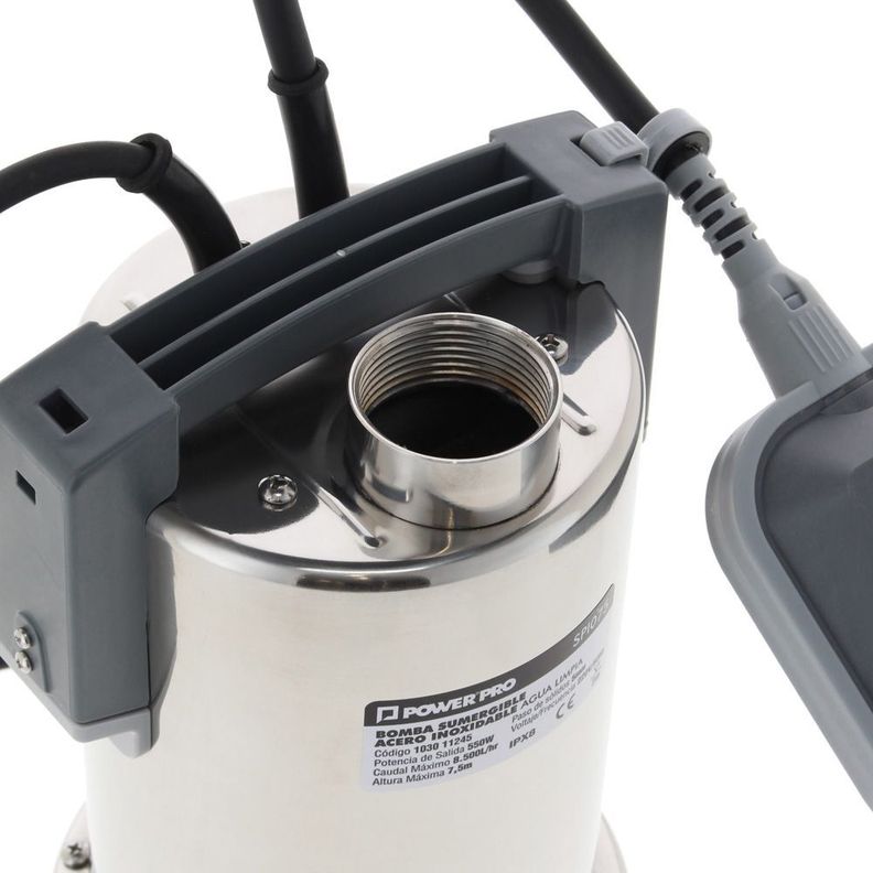 Bomba Sumergible 0,75HP Agua Limpia-3
