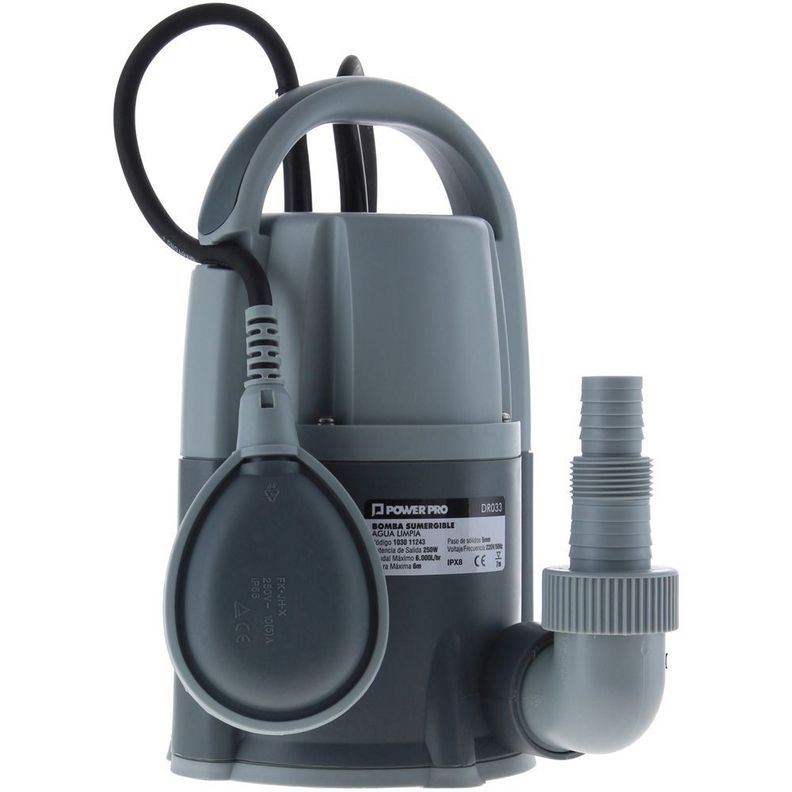 Bomba Sumergible 0,33HP Agua Limpia-0
