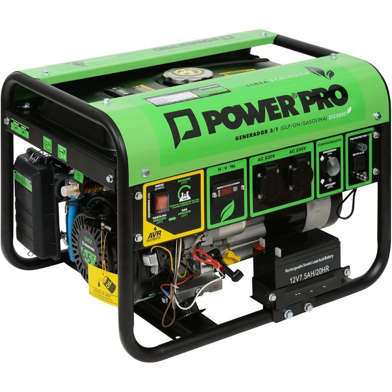 Generador a Gas o Gasolina P/Eléctrica 2800W-0
