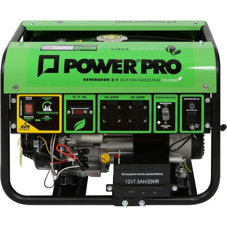 Generador a Gas o Gasolina P/Eléctrica 2800W-1