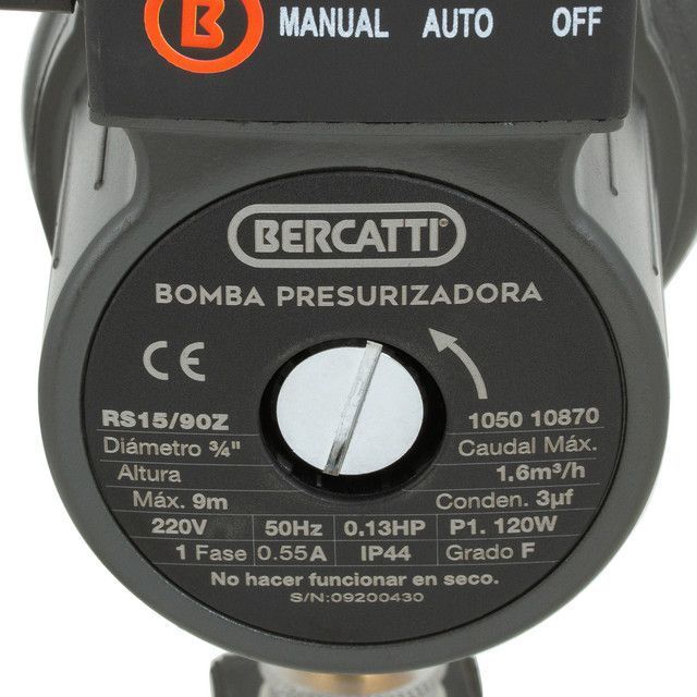 Bomba Superficie Presurizadora 120 Watts-4