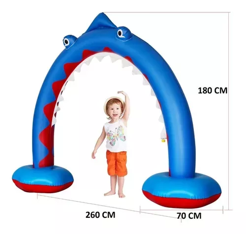 Arco Inflable Rociador Jardin Niños 260cm 315-2