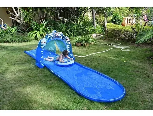 Tobogan Deslizante Acuatico Inflable Rociador 313-4