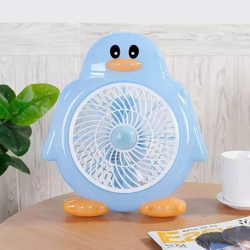 Ventilador Escritorio Mesa Niños Pinguino 347-1