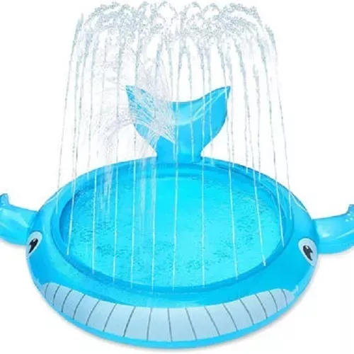 Piscina Pad Alfombra Rociadora Ballena 170cm 309-3