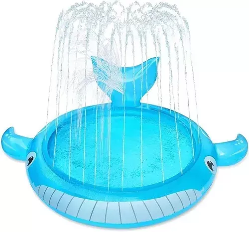 Piscina Pad Alfombra Rociadora Ballena 170cm 309-0