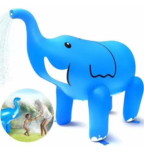 Elefante Inflable Rociador Agua Jardin Niños 308-1
