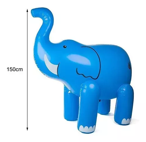 Elefante Inflable Rociador Agua Jardin Niños 308-3