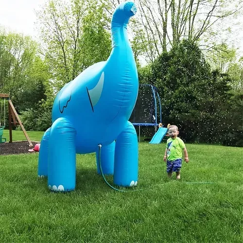 Elefante Inflable Rociador Agua Jardin Niños 308-6