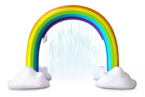 Arco Iris Nubes Inflable Rociador 310-1
