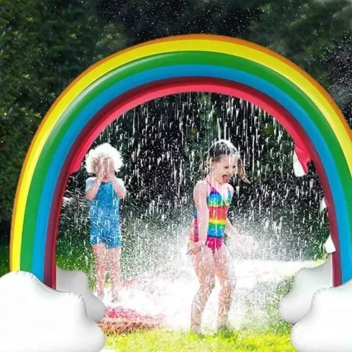 Arco Iris Nubes Inflable Rociador 310-2