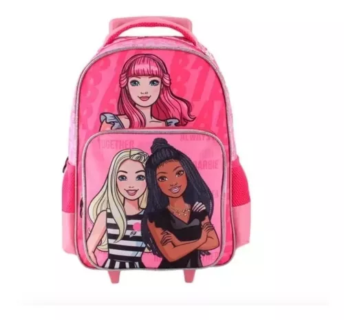 Pack Barbie Mochila Trolley +  Lonchera + Estuche-1
