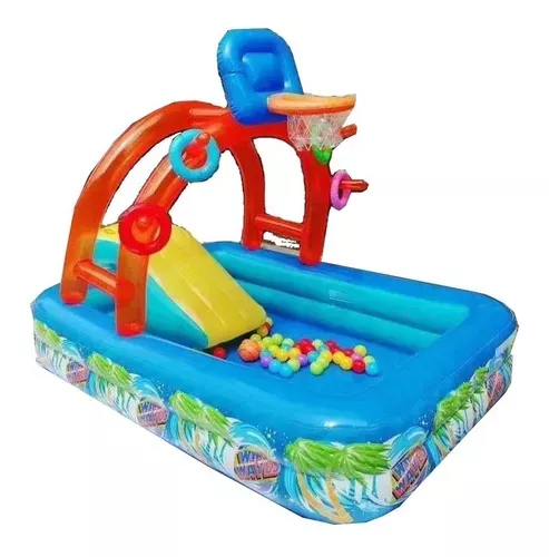 Piscina Inflable Parque Acuatico Tobogan 312-0