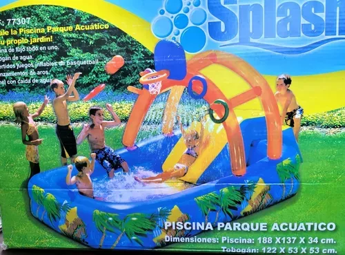 Piscina Inflable Parque Acuatico Tobogan 312-2