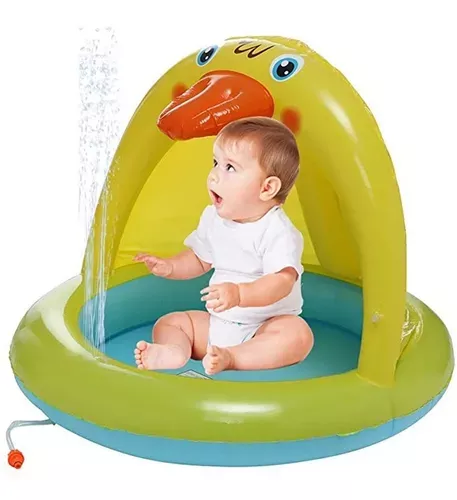 Sillon Inflable Rociador Bebe Piscina Pato 307 -0