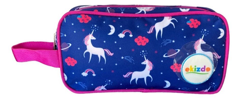 Mochila Con Ruedas + Lochera + Estuche Ekizde D6 -4