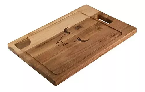 Set Parrilla 4 Tablas 40cm + Tenedor Cuchillo W02-2