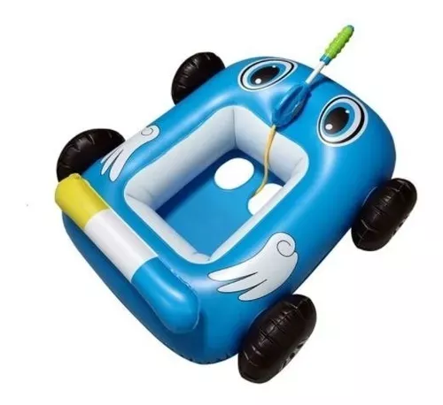 Auto Inflable Lanza Agua Piscina azul 311-0