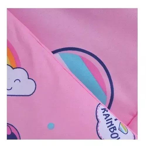Plumon Reversible Minnie Arcoiris 180X220-1