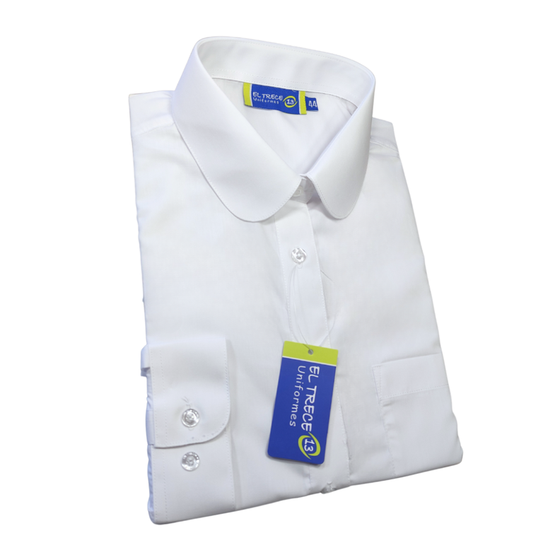 Blusa Escolar Juvenil Clásica-0