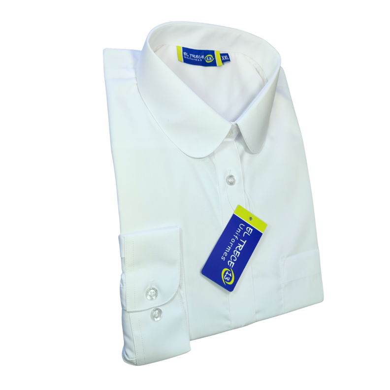 Blusa Colegio Entallada - Tallas xs a 2xl-0
