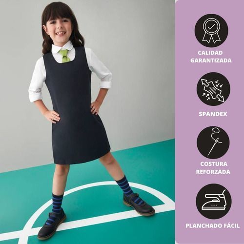 Jumper Escolar Elasticado - Tallas 4 a 10-4