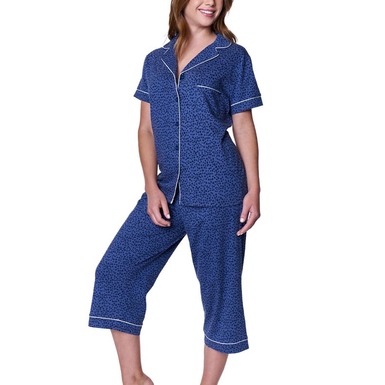 Pijama Abotonado Mujer 8621-1