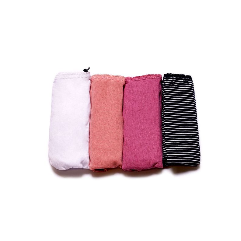 Pack 4 Calzones Bikini  Algodón 20458-1