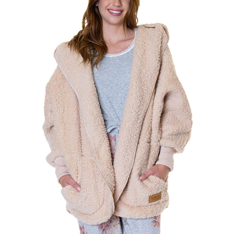 Pijama Mañanita Corderito Capucha Mujer 8561-1