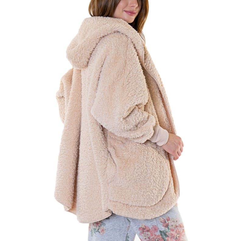 Pijama Mañanita Corderito Capucha Mujer 8561-3