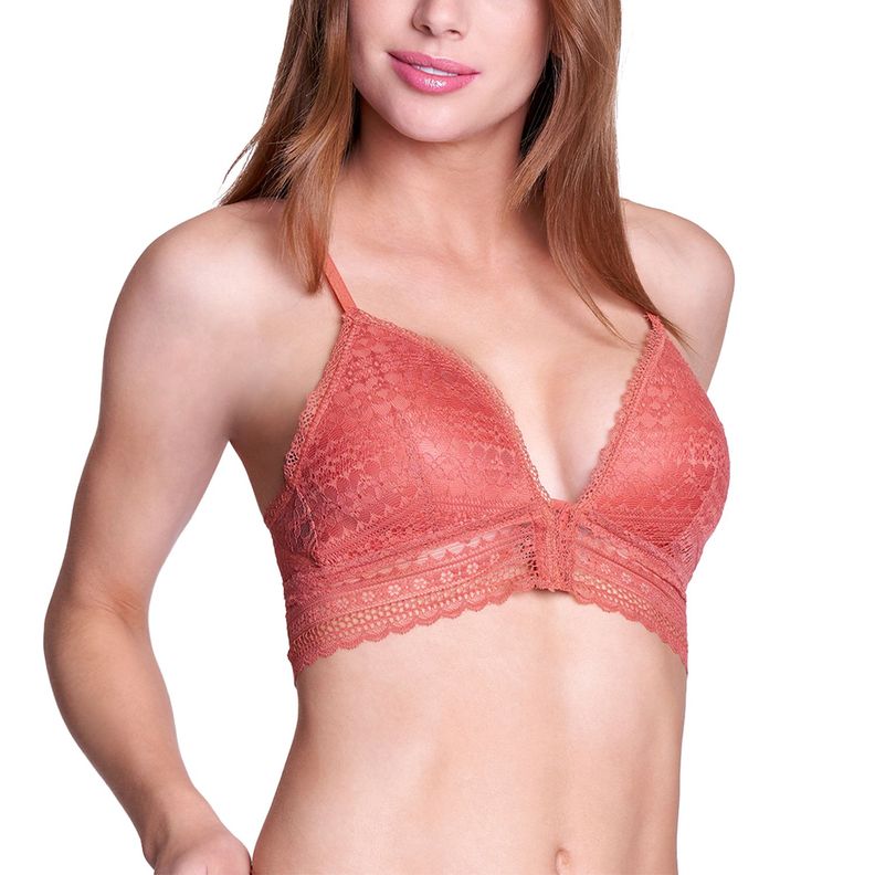 Sostén Bralette Encaje Broche Delantero 3861-1