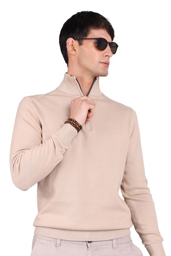 Sweater ARROW Chaleco Half Zipper Algoodon Regalo Hombre Trabajo Casual-0