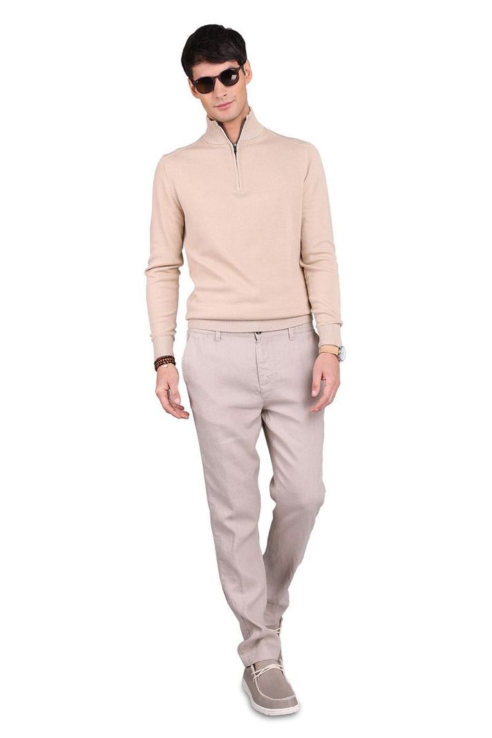 Sweater ARROW Chaleco Half Zipper Algoodon Regalo Hombre Trabajo Casual-2