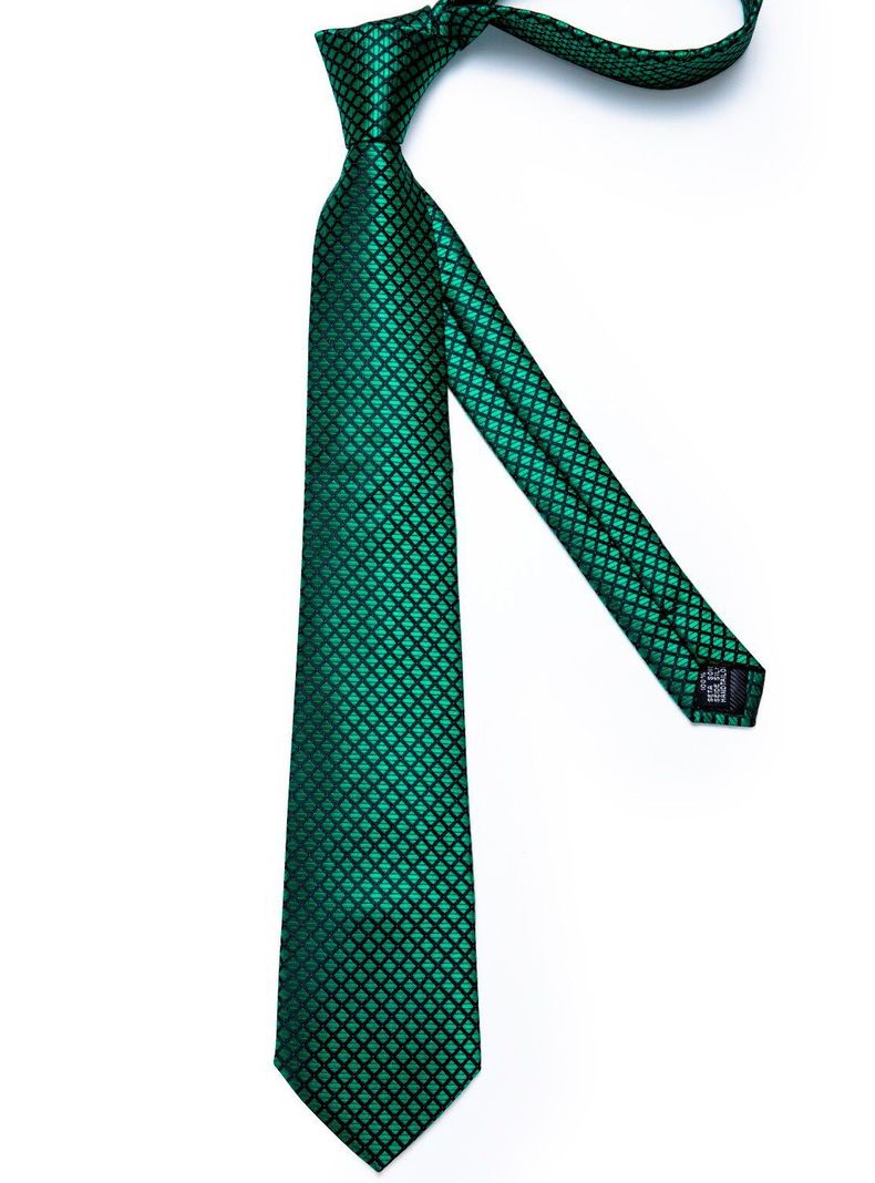 Set Corbata + Paño + Collera formal hombre. Modelo Reptile-5