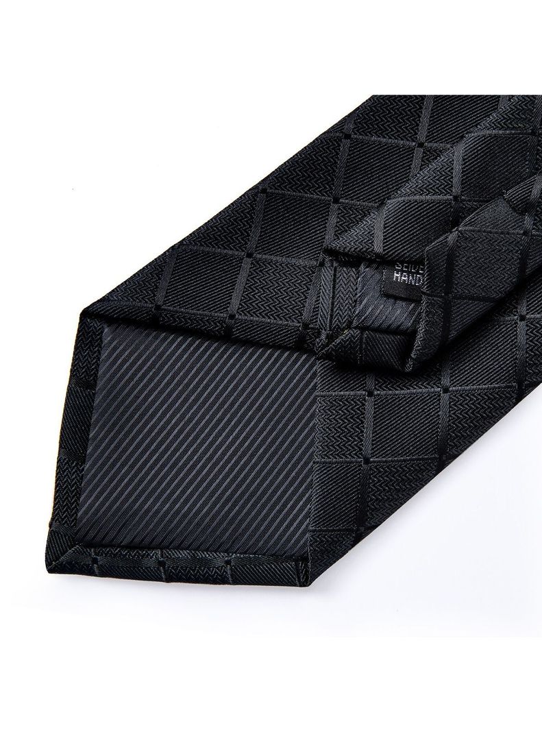 Corbata hombre + Paño + Collera formal hombre. Modelo Sangre Negra-4