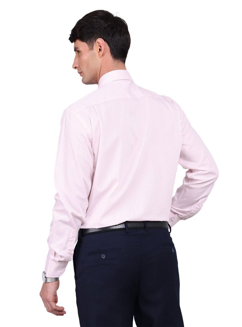 Camisa Rosa Claro Van Heusen Formal Hombre Sin Bolsillo Cuello Italiano-2