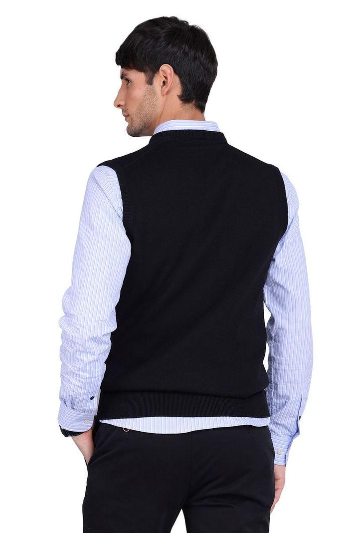 Sweater Chaleco Hombre Sin Mangas Cuello V semiformal para trabajo Arrow-1