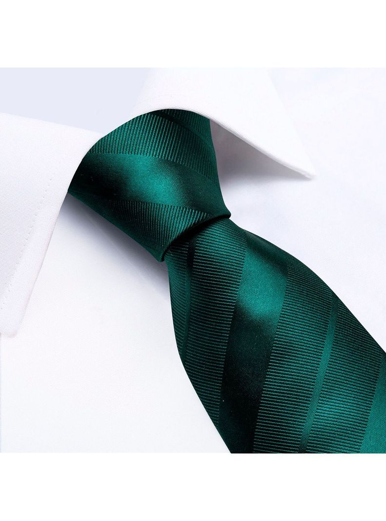 Set Corbata + Paño + Collera formal hombre. Modelo Emerald-2