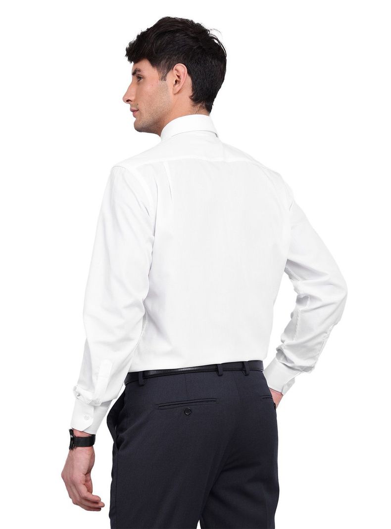 Camisa Blanca Van Heusen Hombre Formal Tailored Fit Sin Bolsillo Cuello Italiano-2