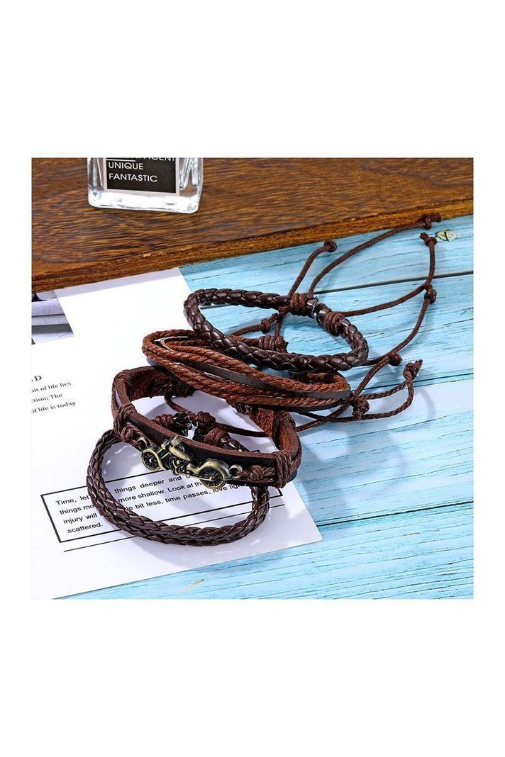 Pulsera Cuero Unisex. Modelo Motorlove-3