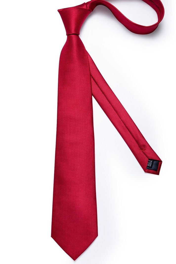 Corbata para regalo Hombre con nudo metalico paño y colleras en Caja-2