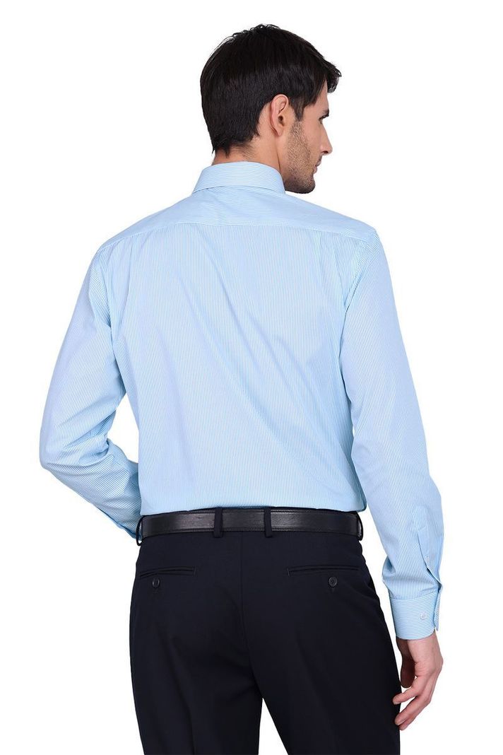 Camisa ARROW Slim Fit Formal a Rayas Hombre Cuello Italiano Sin Bolsillo-2